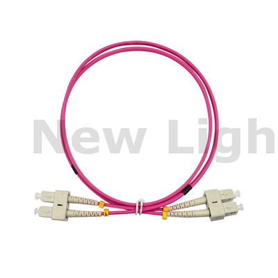 3 метра SC-SC OM4 Duplex Fiber Optic Patch Cord с клипом для высокоскоростной передачи данных