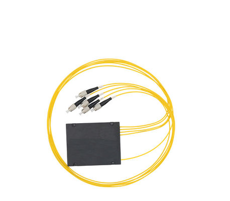 1x4 FC/UPC Fiber Optic Splitter для CATV/FTTX систем - Высоконадежный PLC-сплиттер