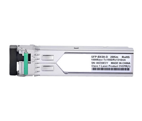 1.25G SFP оптоволоконный модуль с расстоянием 20 км и низким расходом энергии