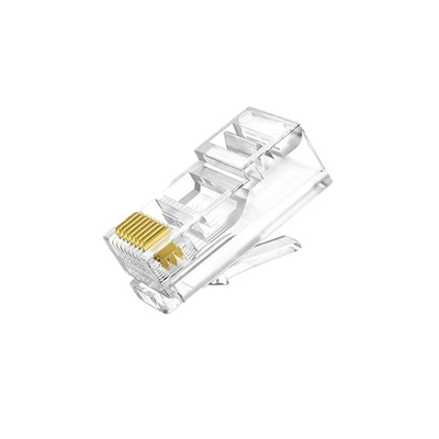 Коннекторы для эфирных кабелей RJ45 CAT5e/CAT6/CAT7 в сыпучей пробке - проверенные с помощью Fluke, промышленного класса
