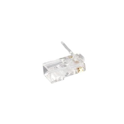 Прозрачная розетка RJ45 с чистыми медными контактами для гигабитной Ethernet, сертифицированная Fluke