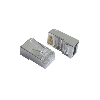 Массивные модульные розетки CAT6 8P8C - позолоченные, беззащитные, 1000+ циклов