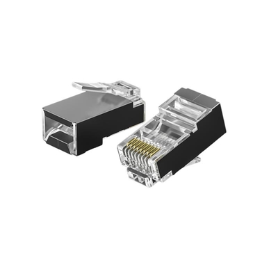 Высокопроизводительные модульные розетки CAT6 - 50U золото, Fluke Pass, прозрачные и свободные от запутанности