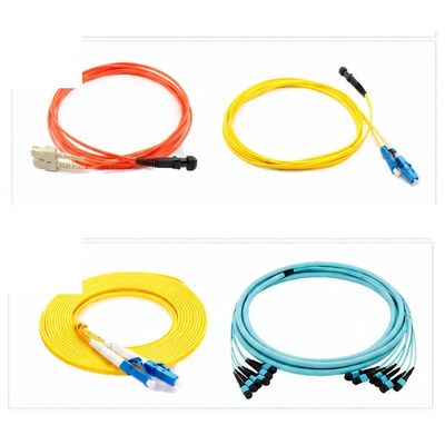 Оптоволоконный пигтейл с заводской обжимкой LC SC OS2 G652D SM, предварительно полированный, без полировки на месте