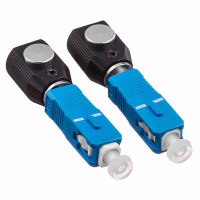 Черный металл SC UPC оптический адаптер из волокон для обнаженных волокон с прочностью > 1000 раз