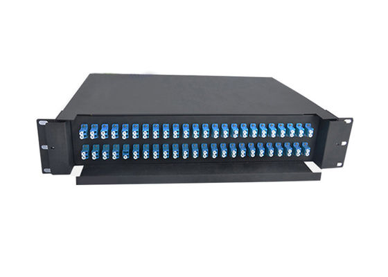 1U Rack Mount Fiber Optic Patch Panel с 12 ядрами SC/FC/ST/LC для сетей FTTH