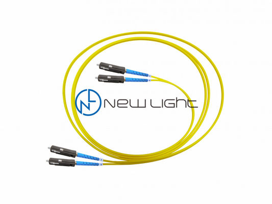 Оптический патч-корд с дуплексным коннектором MU 1.25мм, мини-кабелем G657A1 и оболочкой LSZH